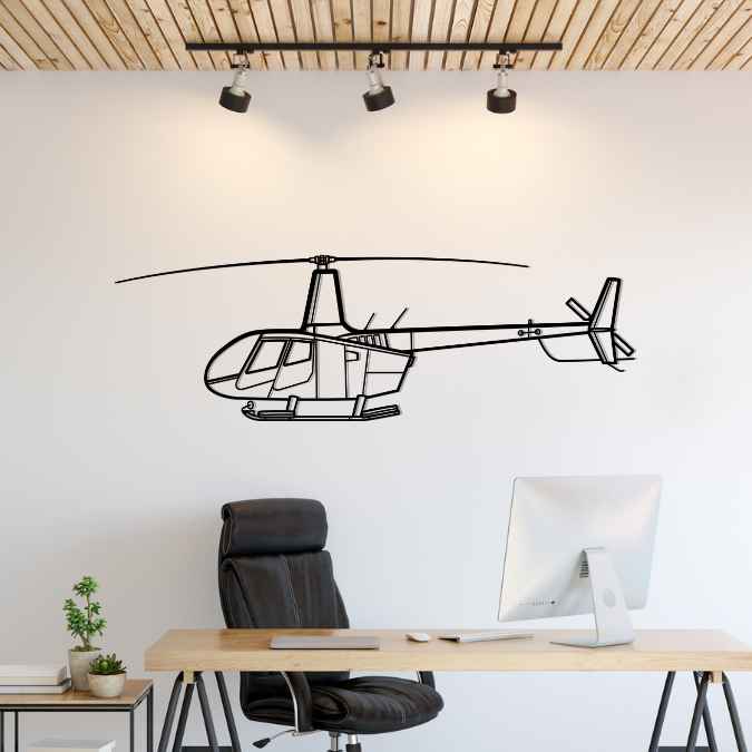 R66 Silhouette Metal Wall Art