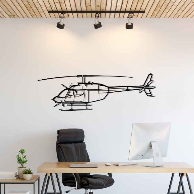 206 Silhouette Metal Wall Art