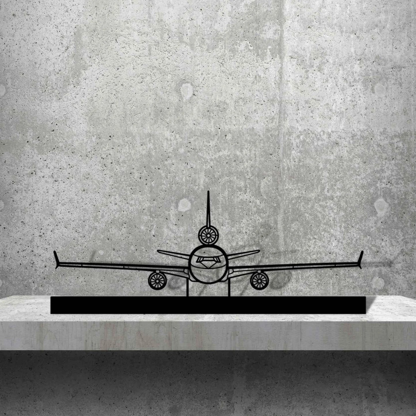 Douglas MD-11 Front Silhouette Metal Art Stand