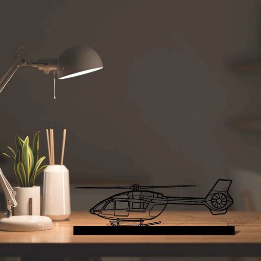 H145 Silhouette Metal Art Stand