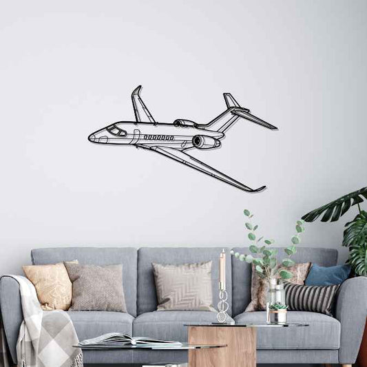 Citation Longitude Angle Silhouette Metal Wall Art