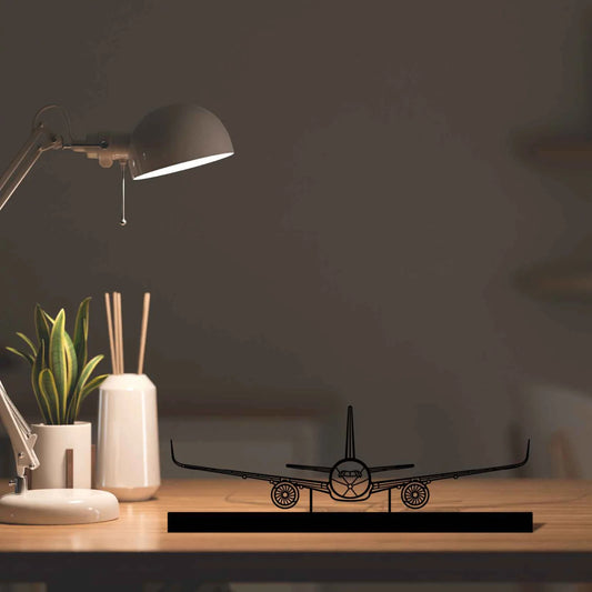 A350 Silhouette Metal Art Stand