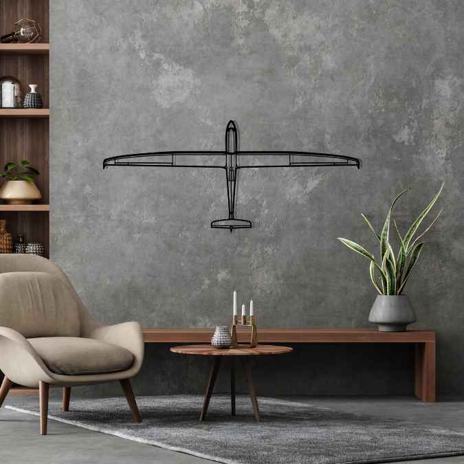 Discus Top Silhouette Metal Wall Art