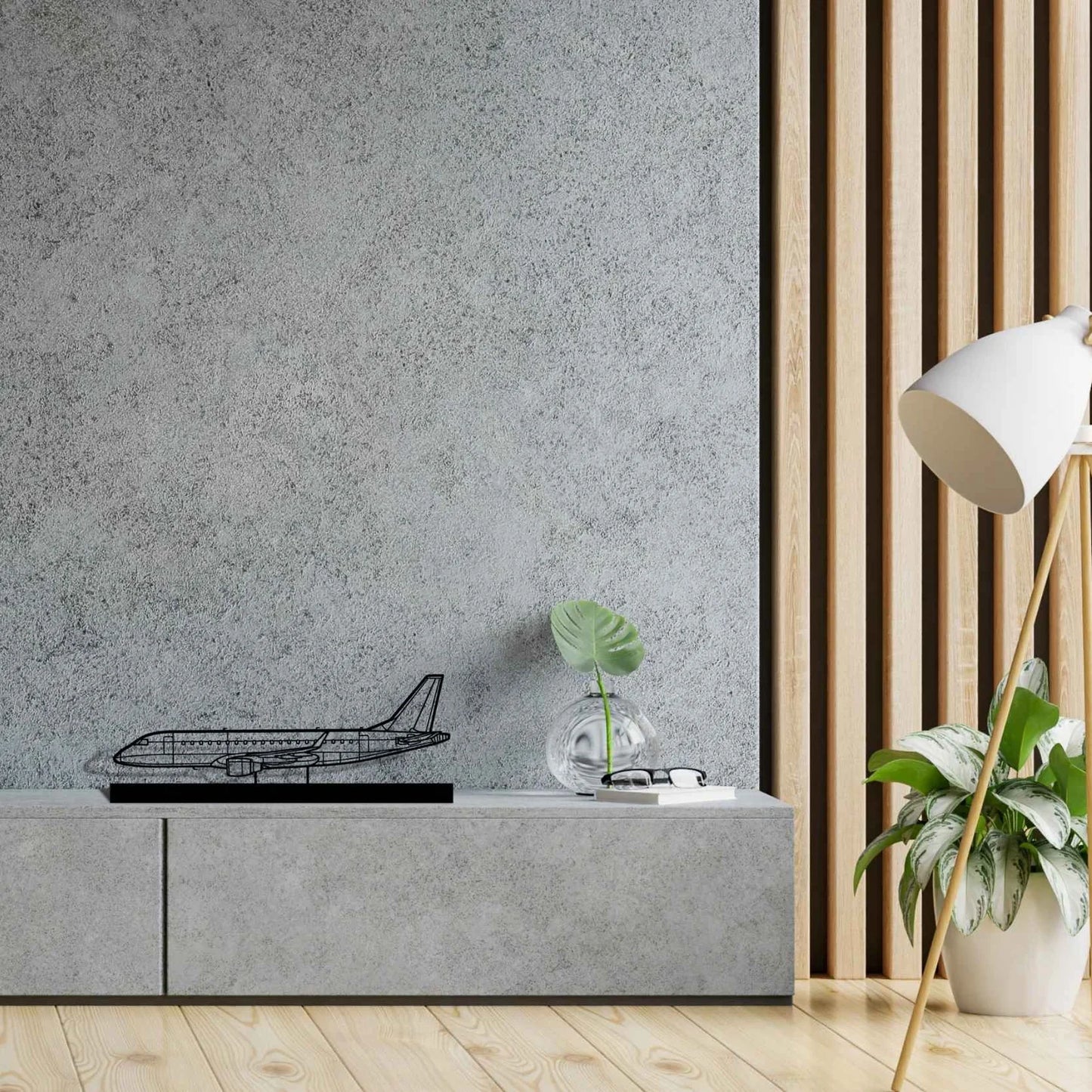 EMJ-175 Silhouette Metal Art Stand