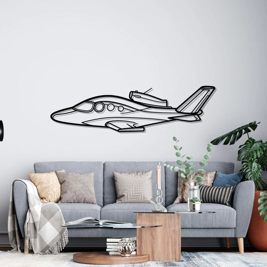 SF50 Silhouette Metal Wall Art