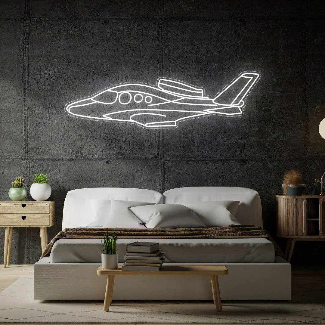 Cirrus SF50 Neon Silhouette