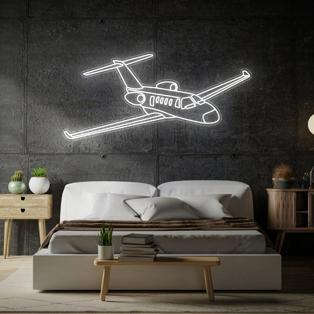 Citation M2 Angle Neon Silhouette