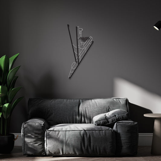 Beirut Rafic Hariri International Airport Metal Wall Art