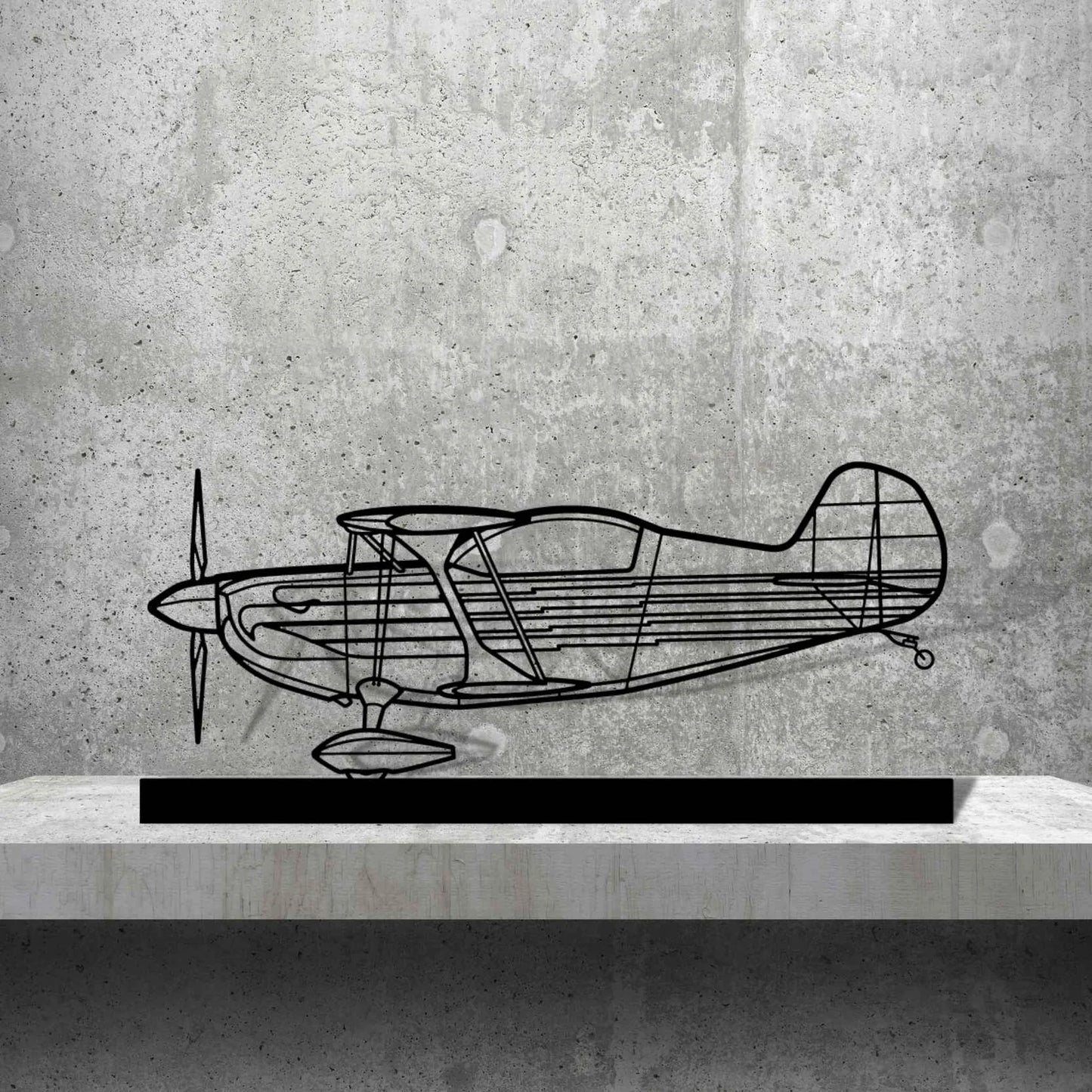 Eagle II Silhouette Metal Art Stand