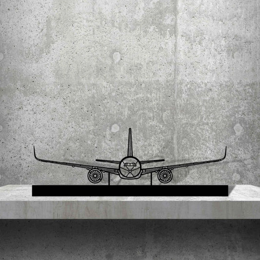 A350 Silhouette Metal Art Stand