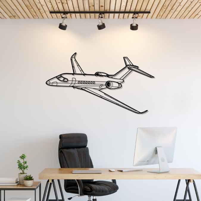 Citation Longitude Angle Silhouette Metal Wall Art