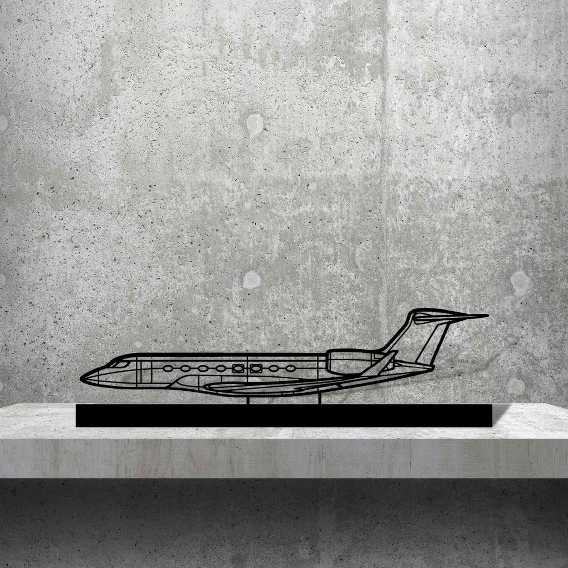 G650 Silhouette Metal Art Stand