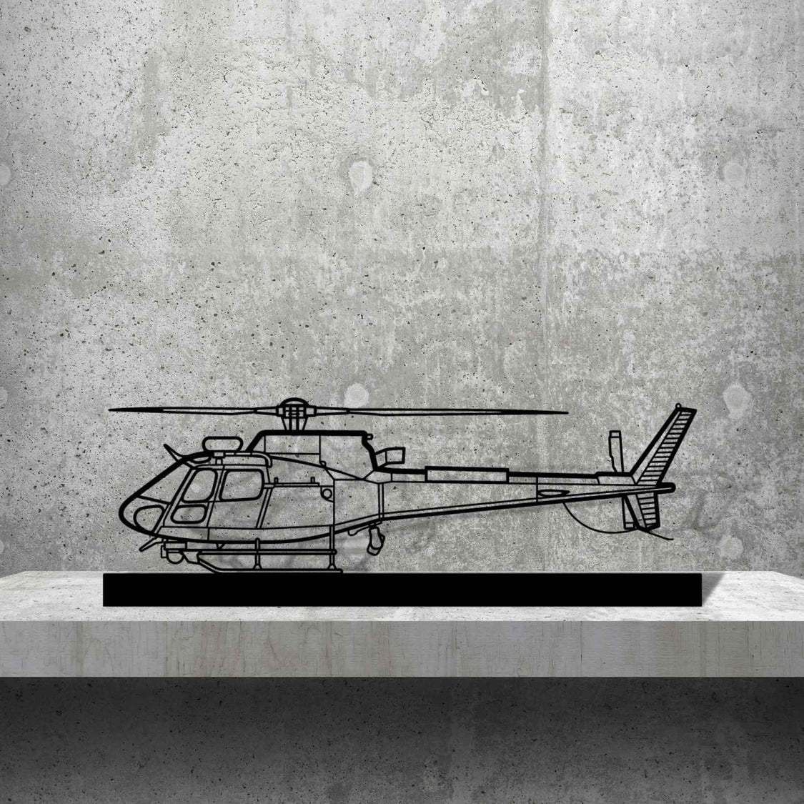 H125E Silhouette Metal Art Stand