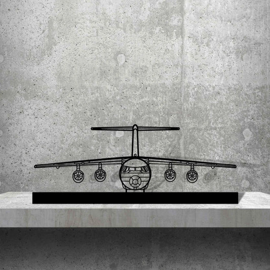 BAe 146 Silhouette Metal Art Stand