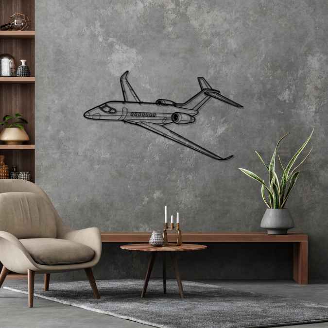 Citation Longitude Angle Silhouette Metal Wall Art