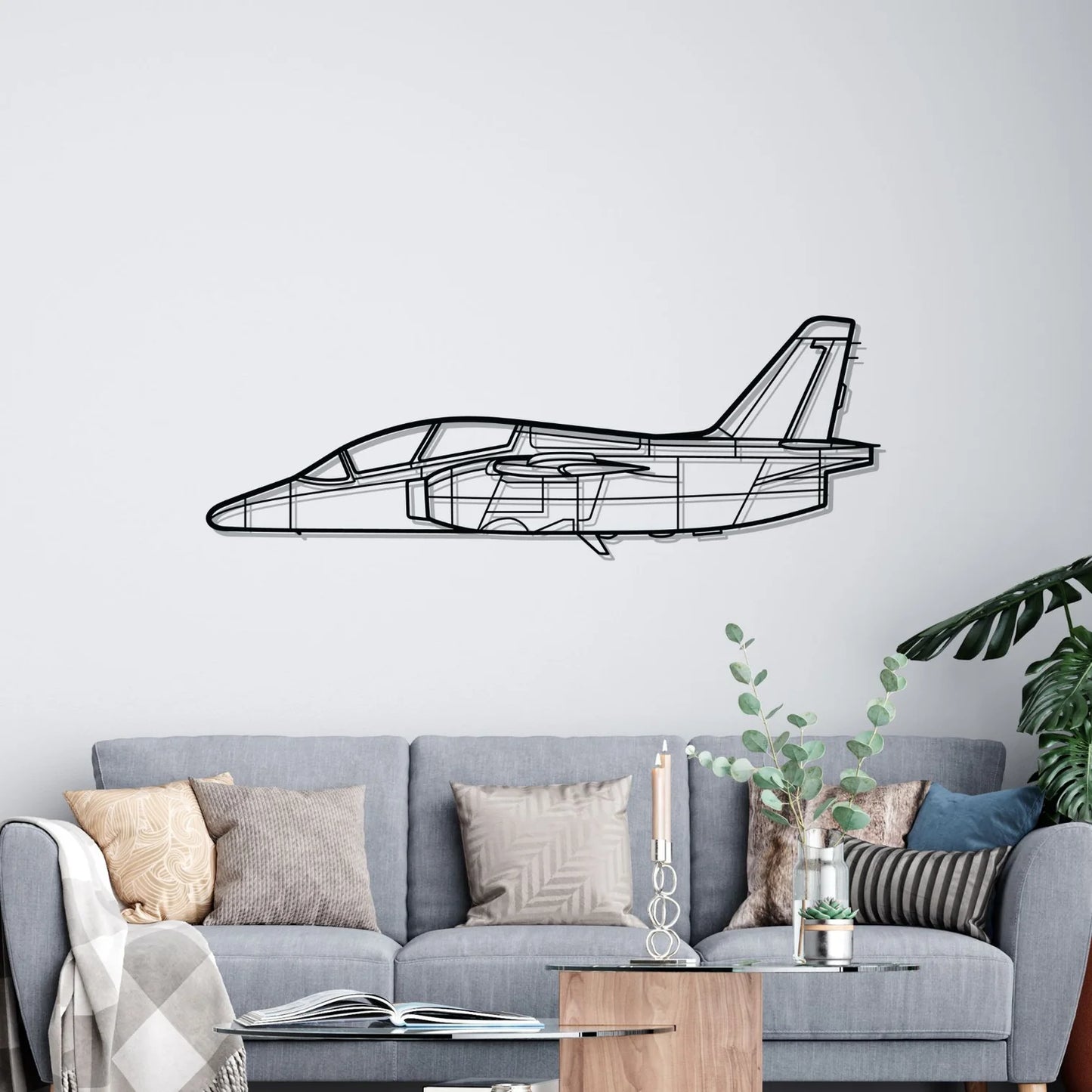 S-211 Silhouette Metal Wall Art