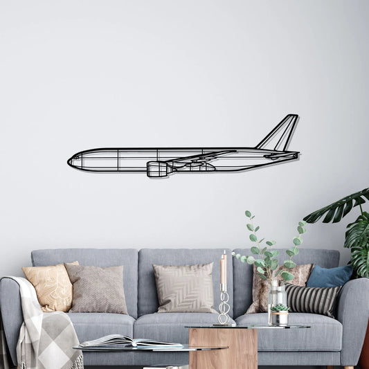 777F Silhouette Metal Wall Art