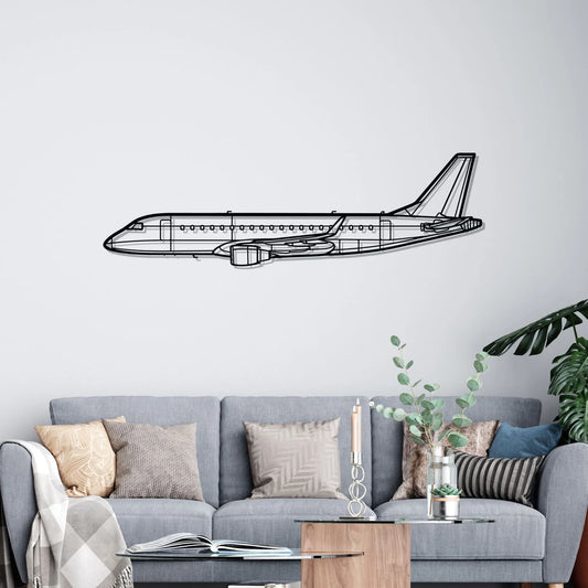 EMJ-175 Silhouette Metal Wall Art