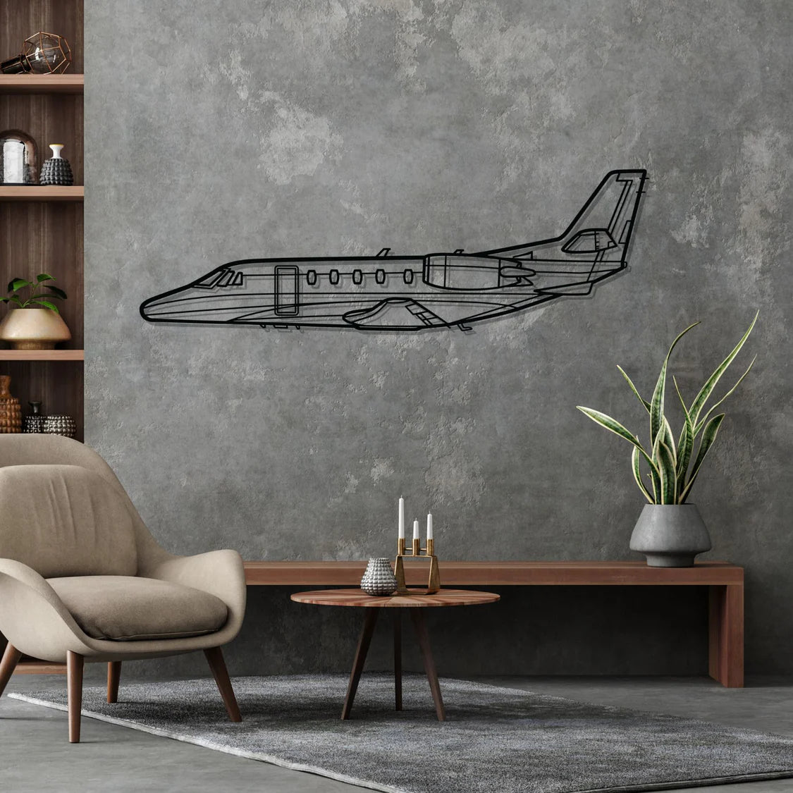 Citation XLS Silhouette Metal Wall Art