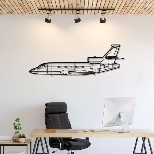 Falcon 900EX Silhouette Metal Wall Art (Copy)