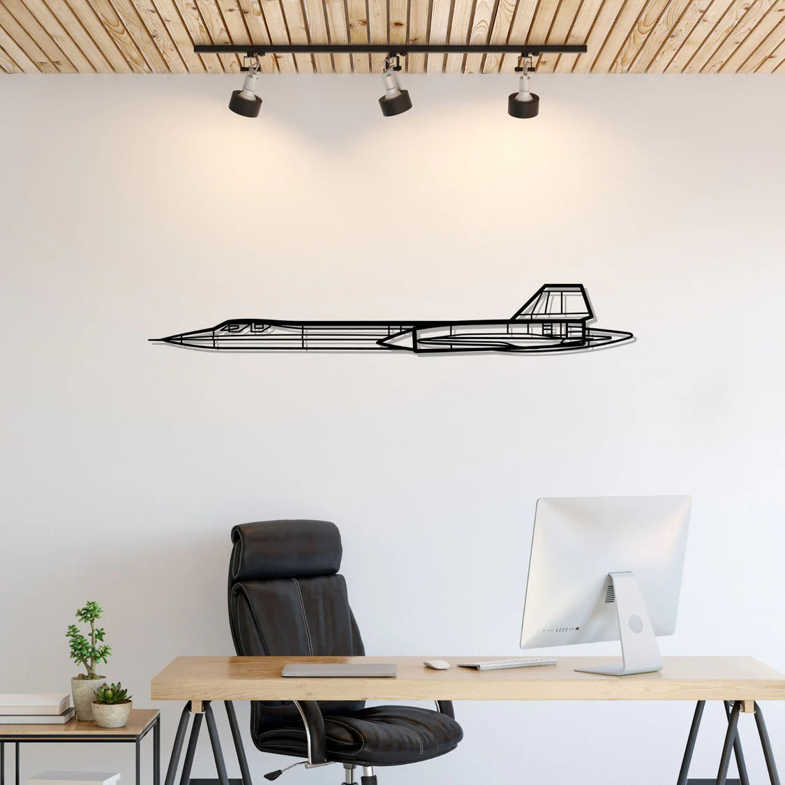 Your Custom Aircraft Silhouette Metal Wall Art