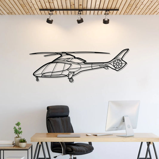 HX50 Silhouette Metal Wall Art