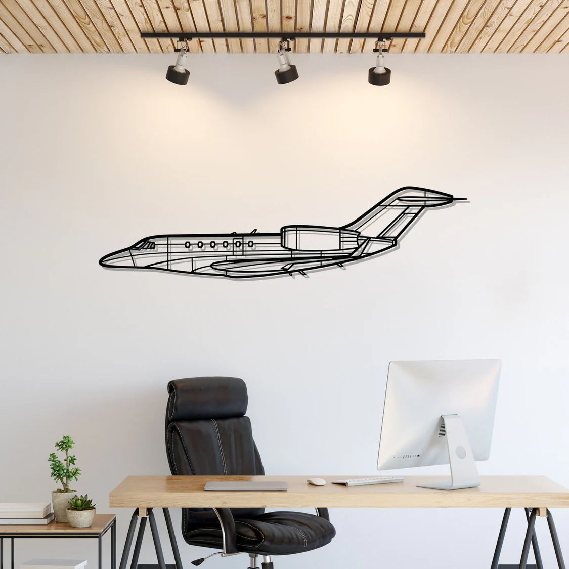 Citation X Silhouette Metal Wall Art