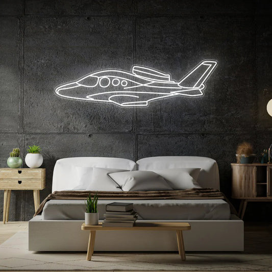 Cirrus SF50 Neon Silhouette