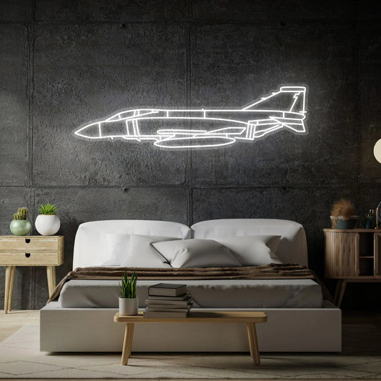 RF-4M Phantom II Neon Silhouette
